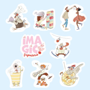 Sticker illustré sur mesure